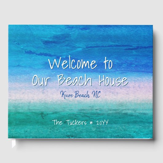 Vacatiehal van het Beachy Ocean Beach House Gastenboek (Voorkant)