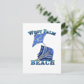 Vacatiestammenstraal West Palm Beach Florida Briefkaart (Staand voorkant)