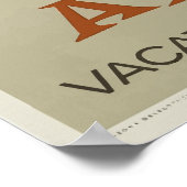 Vacatiestatus Arizona Travel Poster (Hoek)