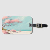 Vacatiestrand Bagagelabel (Voorkant (horizontaal))