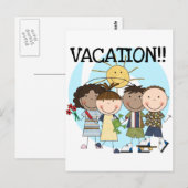 VACATIETOkken en -cadeaus Briefkaart (Voorkant / Achterkant)
