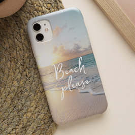 Vacation Bliss Beach Ocean Summer Relaxing Art Case-Mate iPhone 14 Hoesje