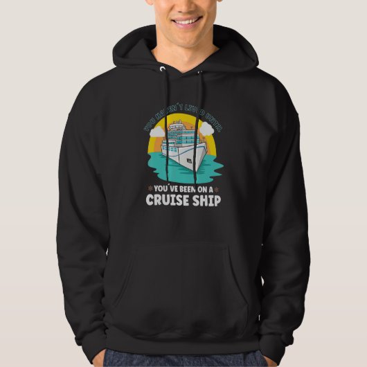 Vacation Boating Boat Captain Cruise Ship Cruising Hoodie (Voorkant)