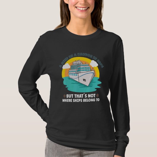 Vacation Boating Boat Captain Cruise Ship Cruising T-shirt (Voorkant)