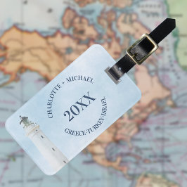 Vacation cruise names year vuurtoren bagagelabel