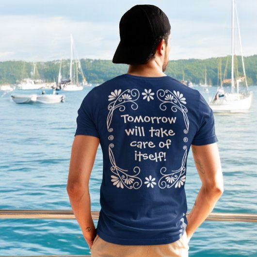 Vacation Custom Text Carefree Holiday T-shirt