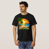 Vacation Feels Right Black Men's Value T-Shirt USA (Voorkant volledig)