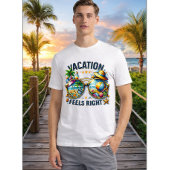 Vacation Feels Right Men’s Basic T-Shirt USA
