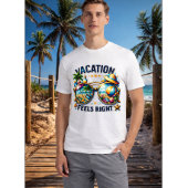 Vacation Feels Right Men’s Basic T-Shirt USA