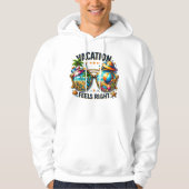 Vacation Feels Right Pullover Hoodie USA (Voorkant)