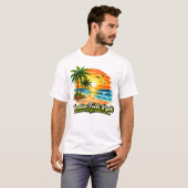Vacation Feels Right Unisex Basic T-Shirt USA (Voorkant volledig)