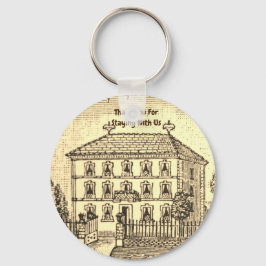 Vacation Home Guest Welcome  Schets House Sleutelhanger