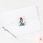 Vacation Humor/Bon Voyage" Vierkante Sticker (Envelop)