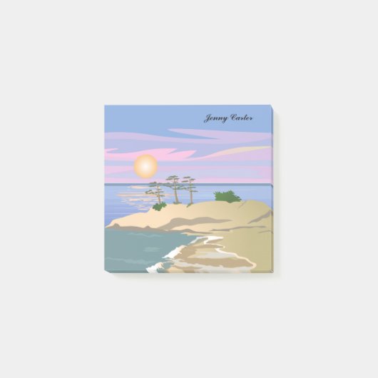 Vacation Island 1 Gepersonaliseerd Post-it® Notes (Voorkant)