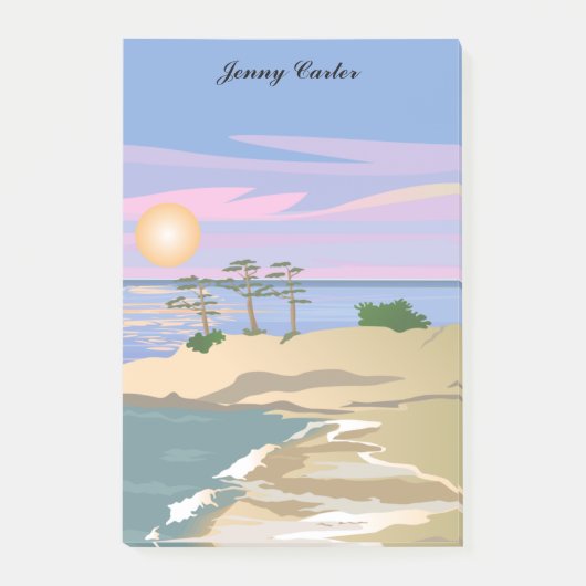 Vacation Island 1 Gepersonaliseerd Post-it® Notes (Voorkant)