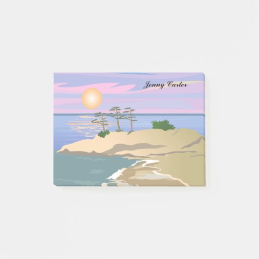 Vacation Island 1 Gepersonaliseerd Post-it® Notes (Voorkant)