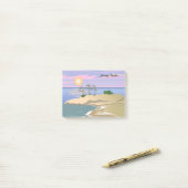 Vacation Island 1 Gepersonaliseerd Post-it® Notes (Op bureau)