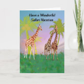 Vacation Kaart for Animal Safari (Voorkant)