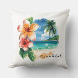 Vacation, Lets Go To The Beach Kussen