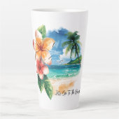 Vacation, Lets Go To The Beach  Latte Mok (Voorkant)