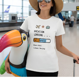 Vacation Loading… Funny Travel Lover gift T-shirt