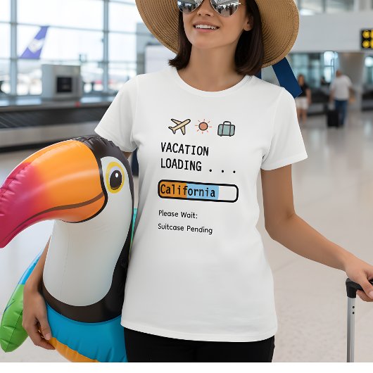 Vacation Loading… Funny Travel Lover gift T-shirt