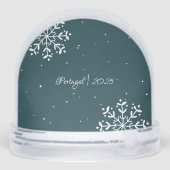 Vacation Memories | Custom Travel Photo Keepsake Sneeuwbol (Achterkant)