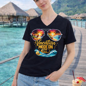 Vacation Mode On Feels Like Beach Paradise V Neck T-shirt