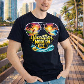 Vacation Mode On Feels Like Ocean Sunset Dark Tee T-shirt