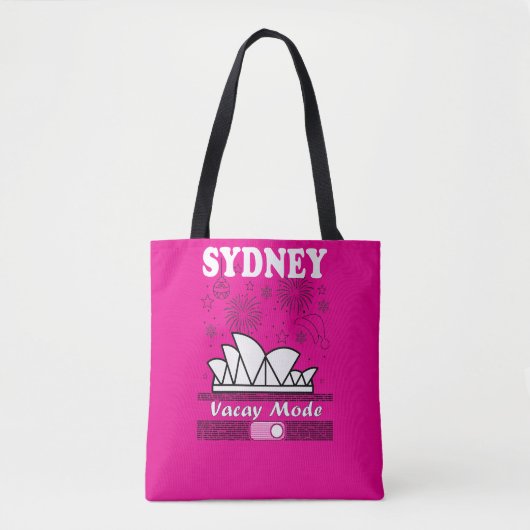 Vacation mode tote bag (Voorkant)
