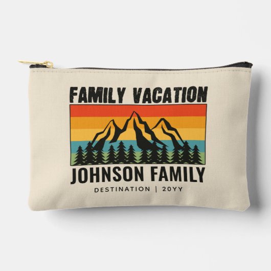 Vacation Mountains van de aangepaste familie die d Etui (Voorkant)