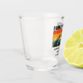 Vacation Mountains van de aangepaste familie die d Shot Glas (Links)