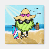 Vacation Pickle | Vakantiepickle Magneet (Voorkant)