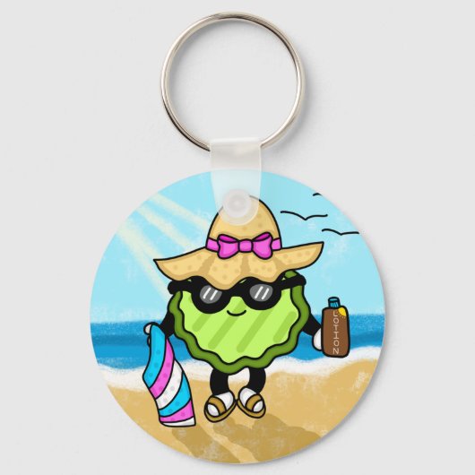 Vacation Pickle | Vakantiepickle Magnet Sleutelhanger (Voorkant)