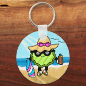 Vacation Pickle | Vakantiepickle Magnet Sleutelhanger (Voorkant)