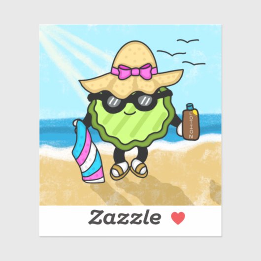 Vacation Pickle | Vakantiepickle Sticker (Vel)
