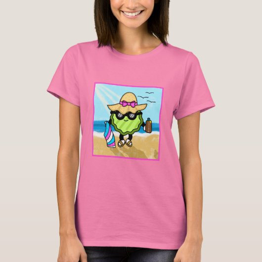 Vacation Pickle | Vakantiepickle T-shirt (Voorkant)