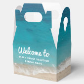 Vacation Rental Blauwgroen Blue Ocean Welcome Bedankdoosjes (Geopend)