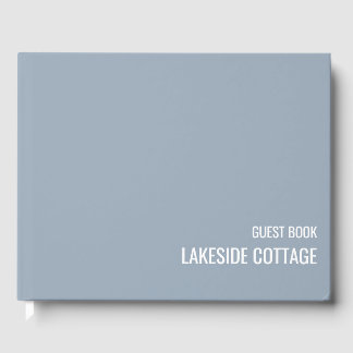 Vacation Rental Blue Minimalist Modern Airbnb Gastenboek