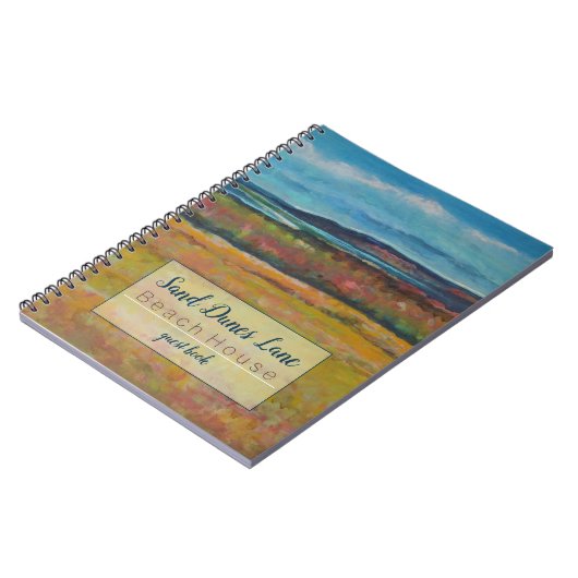 Vacation Rental Coastal Sand Dunes Guest Book Notitieboek (Linkerzijde)