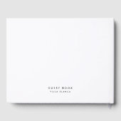 Vacation Rental Guest Comments Minimalist White Gastenboek (Achterkant)