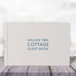 Vacation Rental Guest Feedback Simple Stone & Blue Gastenboek
