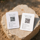 Vacation Rental Guest House Photo QR Code Visitekaartje