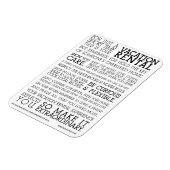 Vacation Rental Guest Manifesto Magneet (Linkerzijde)