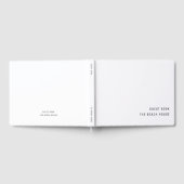 Vacation Rental | Minimale, eenvoudige witte schoo Gastenboek (Volledig)