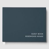 Vacation Rental | Minimalistisch eenvoudig marineb Gastenboek (Voorkant)
