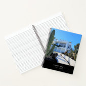 Vacation Rental Modern Stylish Black Guest Book Notitieboek (Binnen)