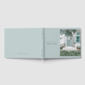 Vacation Rental Simple Elegant Sage Green Photo Gastenboek (Volledig)
