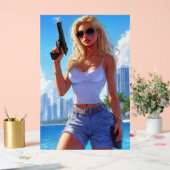 Vacation’s Over – Back from the Beach, Locked and Acryl Bord (Huwelijk)