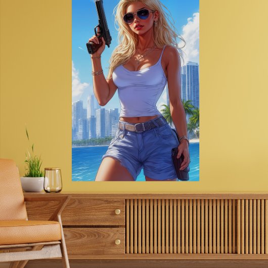 Vacation’s Over – Back from the Beach, Locked and Poster (Woonkamer 2)